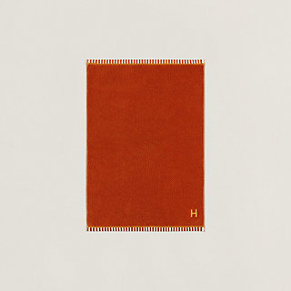 Vice Versa hand towel - Orange | Hermès Singapore